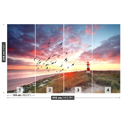 Fotobehang Sylt lighthouse