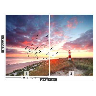 Fotobehang Sylt lighthouse