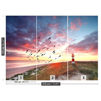 Fotobehang Sylt lighthouse