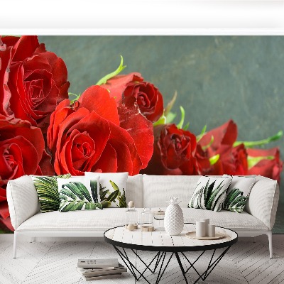 Zelfklevend fotobehang Rode rozen