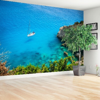 Fotobehang Griekenland yacht