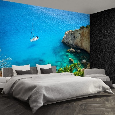 Fotobehang Griekenland yacht