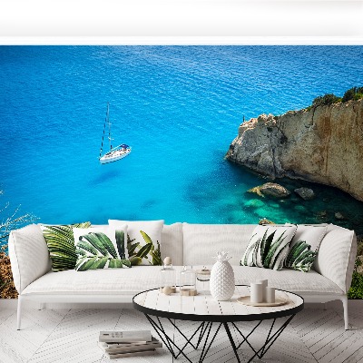 Fotobehang Griekenland yacht
