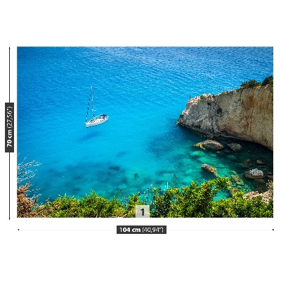 Fotobehang Griekenland yacht