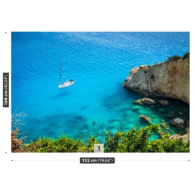 Fotobehang Griekenland yacht