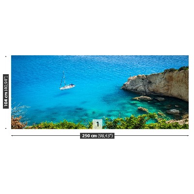 Fotobehang Griekenland yacht