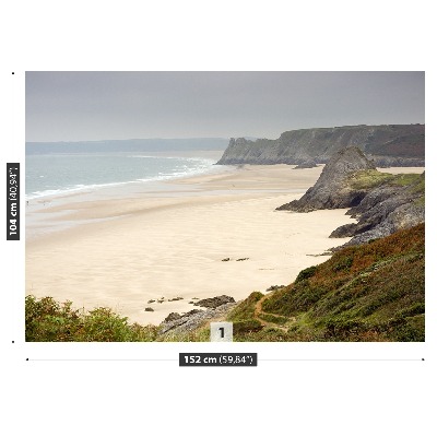 Fotobehang Wales cliffs