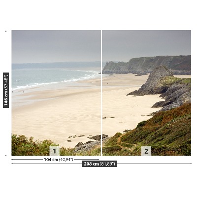 Fotobehang Wales cliffs