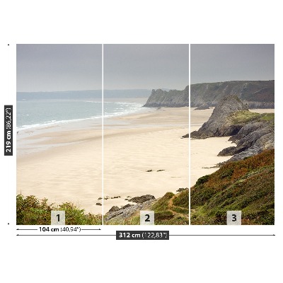 Fotobehang Wales cliffs