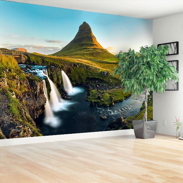 Fotobehang Mount kirkjufell