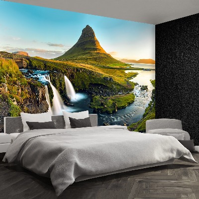 Fotobehang Mount kirkjufell