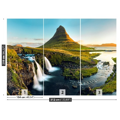 Fotobehang Mount kirkjufell