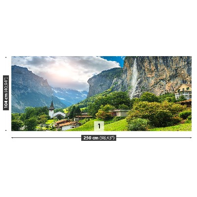 Zelfklevend fotobehang Alpine dorp