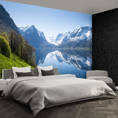 Zelfklevend fotobehang Fjord in noorwegen