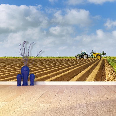 Zelfklevend fotobehang Normandië-veld