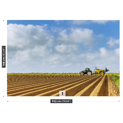 Zelfklevend fotobehang Normandië-veld