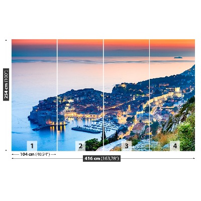 Zelfklevend fotobehang Dubrovnik, kroatië