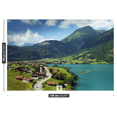 Zelfklevend fotobehang Lungern, zwitserland