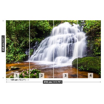 Zelfklevend fotobehang Thailand waterval