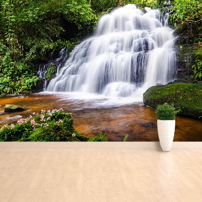 Zelfklevend fotobehang Thailand waterval