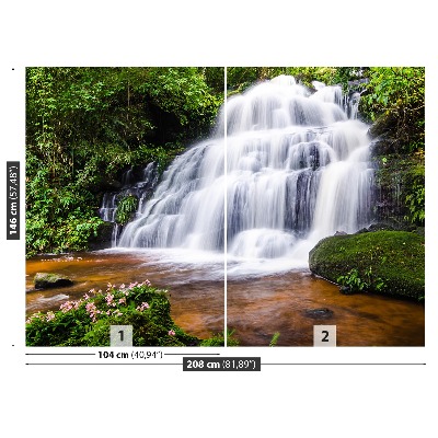 Zelfklevend fotobehang Thailand waterval