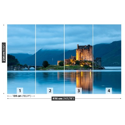 Zelfklevend fotobehang Kasteel, schotland