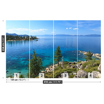 Zelfklevend fotobehang Lake tahoe