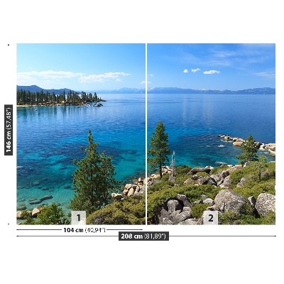 Zelfklevend fotobehang Lake tahoe