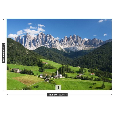 Zelfklevend fotobehang Italiaanse dolomieten