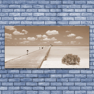 Foto op plexiglas Sea bridge landschap