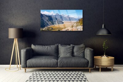 Foto op plexiglas Mountain landschap van de vallei