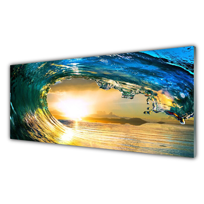 Foto op plexiglas Wave natuur zee west