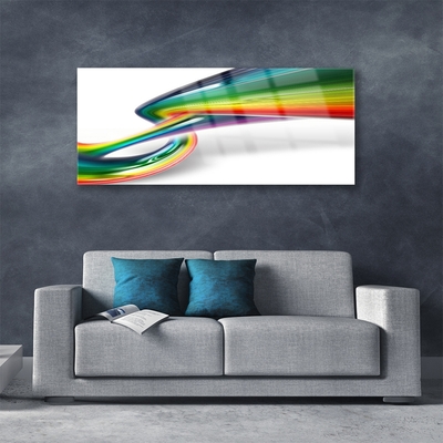 Foto op plexiglas Abstract kunst van de regenboog