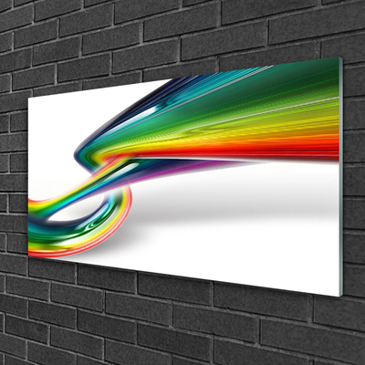 Foto op plexiglas Abstract kunst van de regenboog