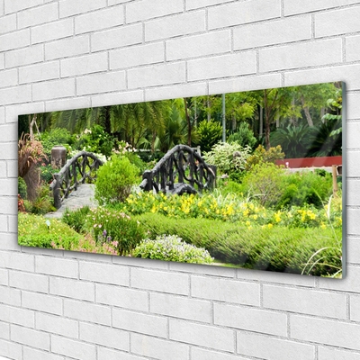 Foto op plexiglas Natuur botanical garden bridge