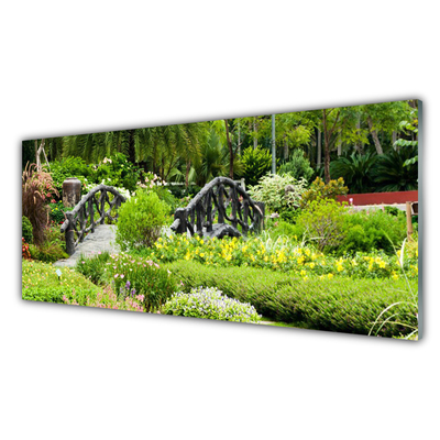 Foto op plexiglas Natuur botanical garden bridge