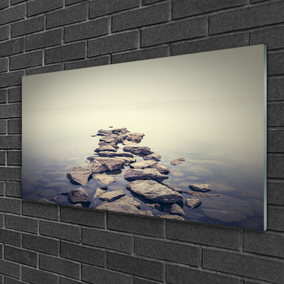 Foto op plexiglas Rocks water landschap