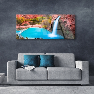 Foto op plexiglas Waterval mountain nature