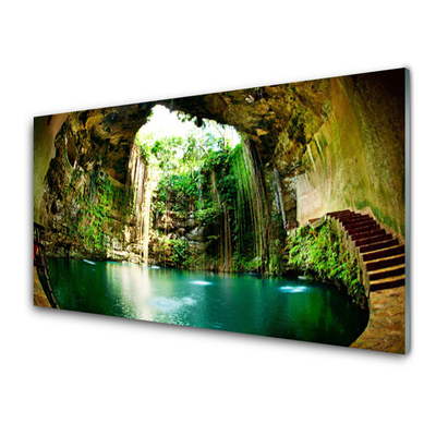 Foto op plexiglas Waterval landschap water