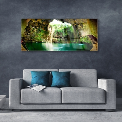 Foto op plexiglas Waterval landschap water