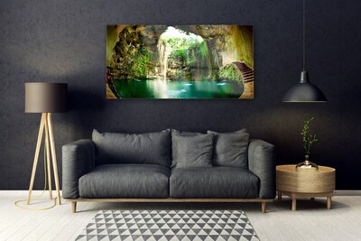 Foto op plexiglas Waterval landschap water