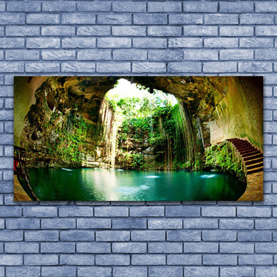 Foto op plexiglas Waterval landschap water