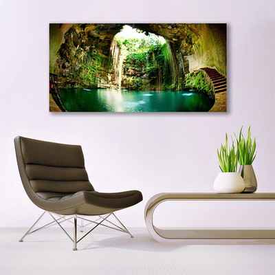 Foto op plexiglas Waterval landschap water