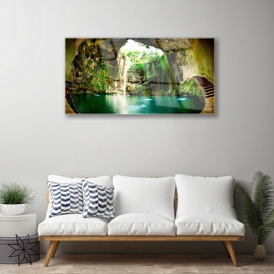 Foto op plexiglas Waterval landschap water