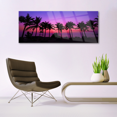 Foto op plexiglas Palm bomen landschap
