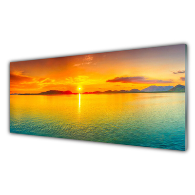 Foto op plexiglas Sea sun landschap