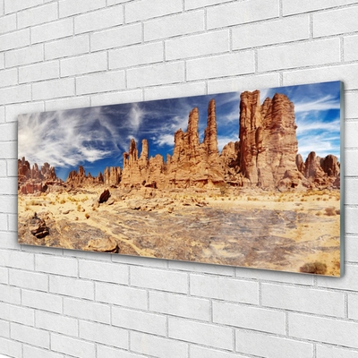 Foto op plexiglas Landschap van de woestijn van het zand