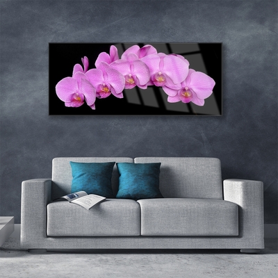 Foto op plexiglas Flowers on the wall