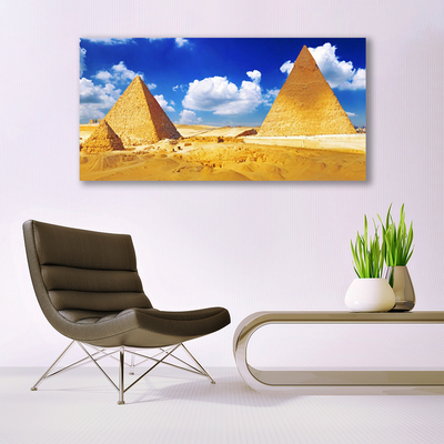 Foto op plexiglas Piramides landschap van de woestijn