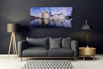 Plexiglas foto Water castle architectuur
